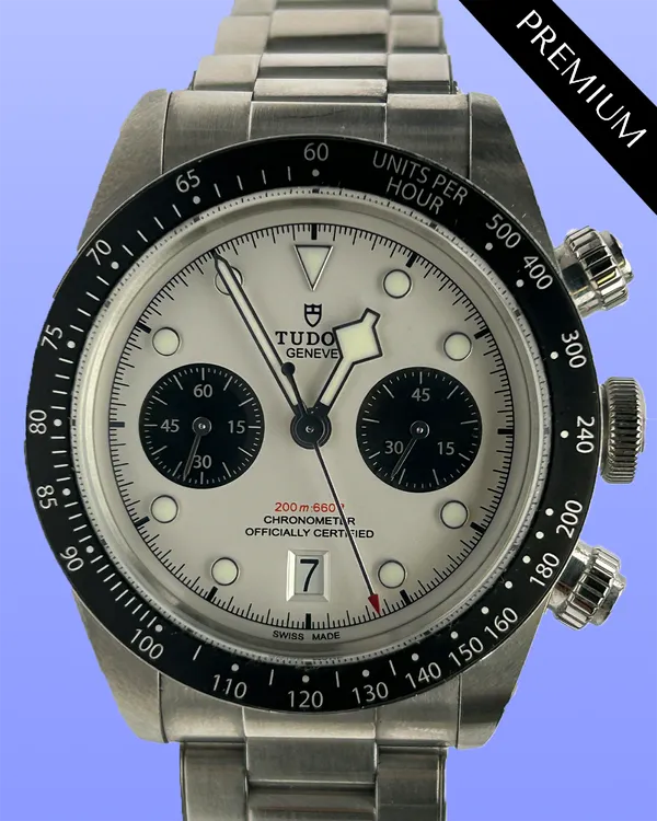 2024 Tudor Black Bay Chrono "Panda" 41MM White Dial Steel Bracelet (79360N)
