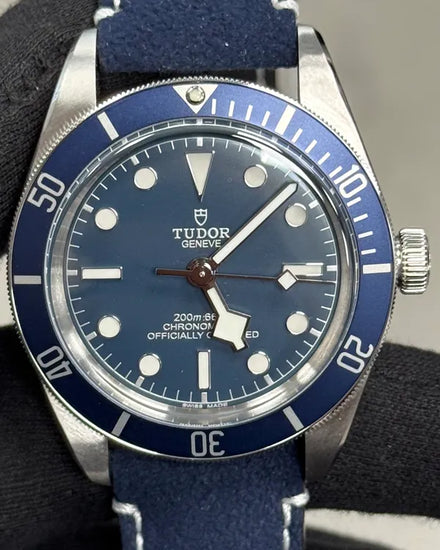 2024 Tudor Black Bay Fifty-Eight 39MM Blue Dial Leather Strap (79030B)