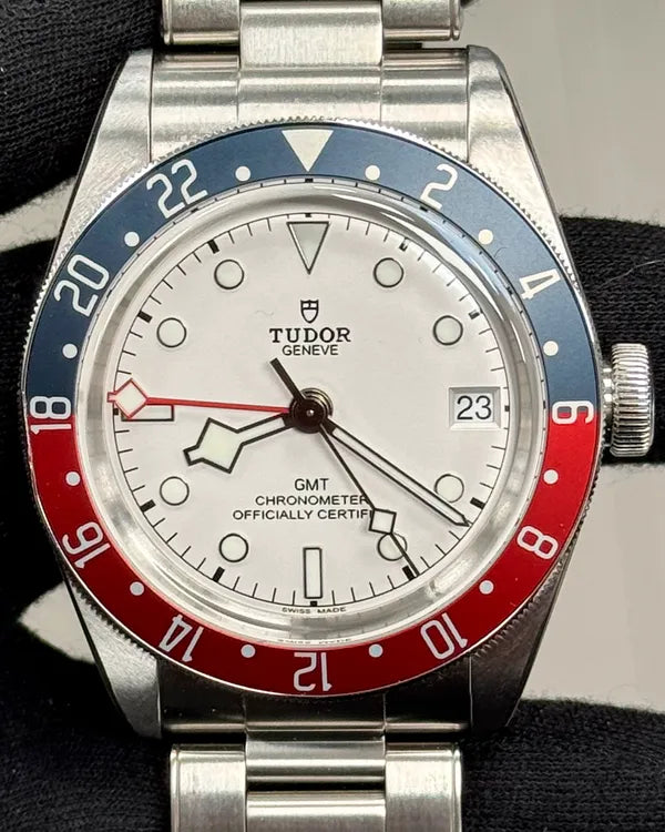 2024 Tudor Black Bay GMT "Pepsi" 41MM White Dial Steel Bracelet (79830RB)