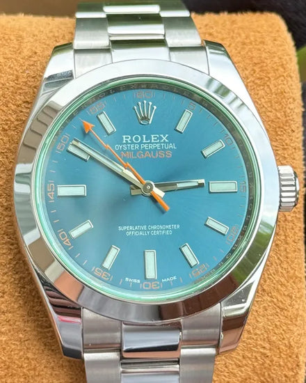 2017 Rolex Milgauss 40MM Blue Dial Oyster Bracelet (116400GV)