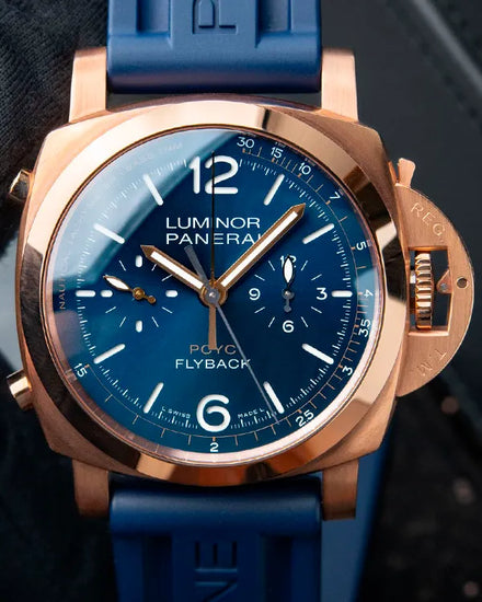 2019 Panerai Luminor PCYC Yachts Challenge Chronograph 44MM Blue Dial Rubber Strap (PAM01020)