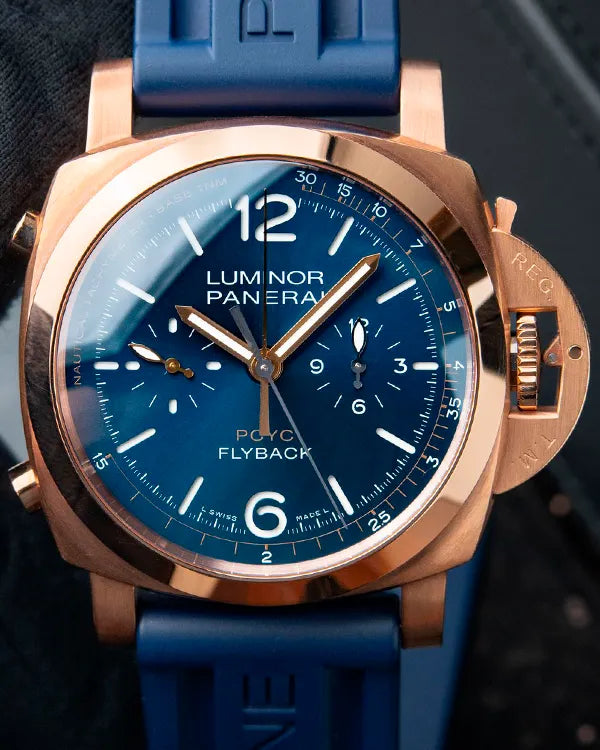 2019 Panerai Luminor PCYC Yachts Challenge Chronograph 44MM Blue Dial Rubber Strap (PAM01020)