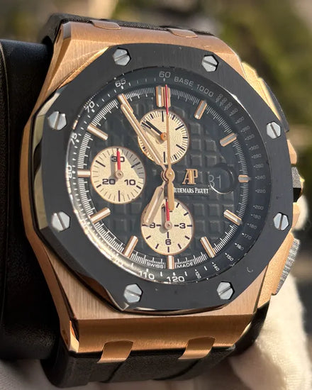 2017 Audemars Piguet Royal Oak Offshore Chronograph 44MM Black Dial Rubber Strap (26401RO.OO.A002.CA.01)