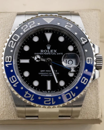 2025 Rolex GMT-Master II "Batman" 40MM Black Dial Oyster Bracelet (126710BLNR)