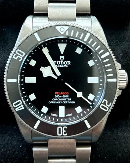 2024 Tudor Pelagos 39MM Black Dial Titanium Bracelet (25407N)