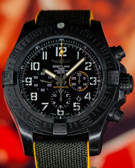 2019 Breitling Avenger Hurricane 50MM Black Dial Textile Strap (XB0170E4/BF29)