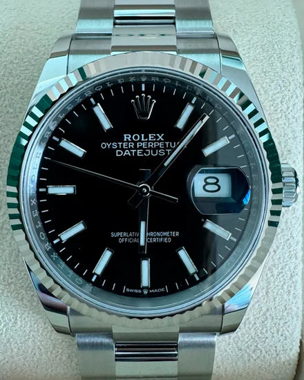 2025 Rolex Datejust 36MM Black Dial Oyster Bracelet (126234)