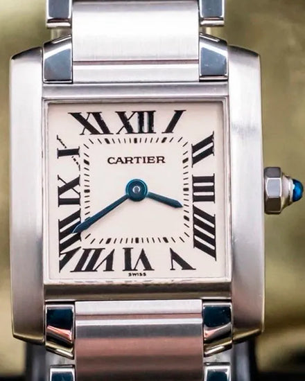 1997 Cartier Tank Française 25MM Quartz Silver Dial Steel Bracelet (W51008Q3)