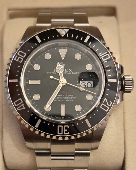 No Reserve - 2025 Rolex Sea-Dweller 43MM Black Dial Oyster Bracelet (126600)