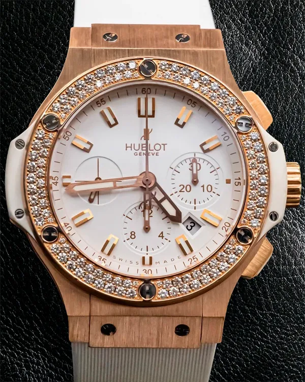 Hublot Big Bang 44MM White Dial Rubber Strap (301.PE.2180.RW.1104)