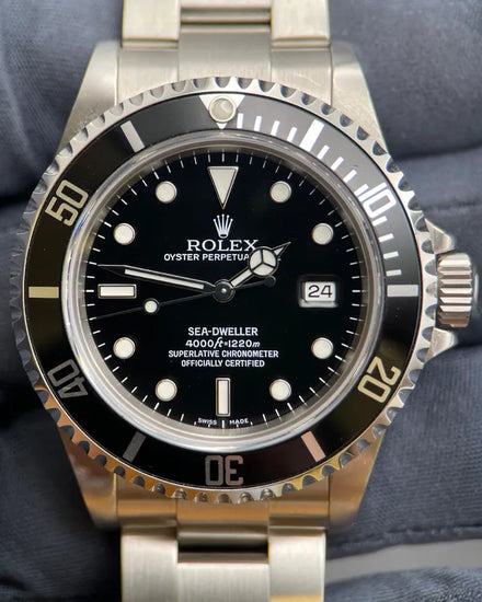 2008 Rolex Sea-Dweller 4000 40MM Black Dial Oyster Bracelet (16600)