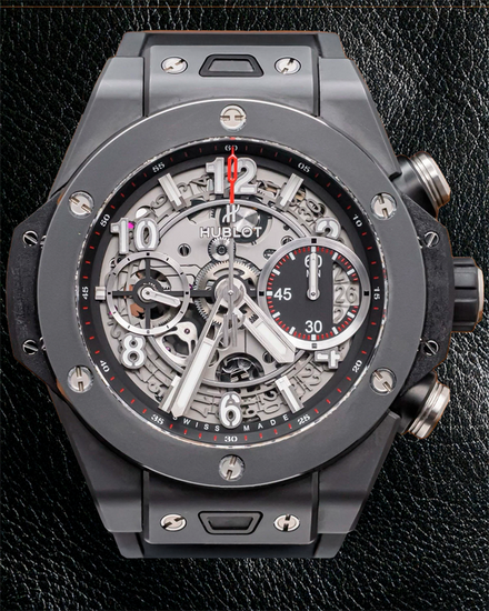 Hublot Big Bang Unico "Black Magic" 42MM Skeleton Dial Rubber Strap (441.CI.1170.RX)