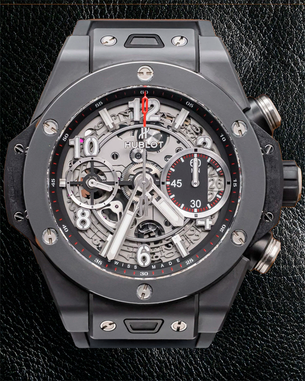 Hublot Big Bang Unico "Black Magic" 42MM Skeleton Dial Rubber Strap (441.CI.1170.RX)