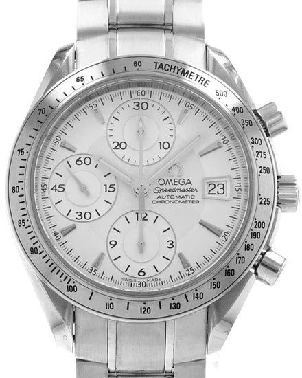 Omega Speedmaster Date 40MM Silver Dial Steel Bracelet (3211.30.00)