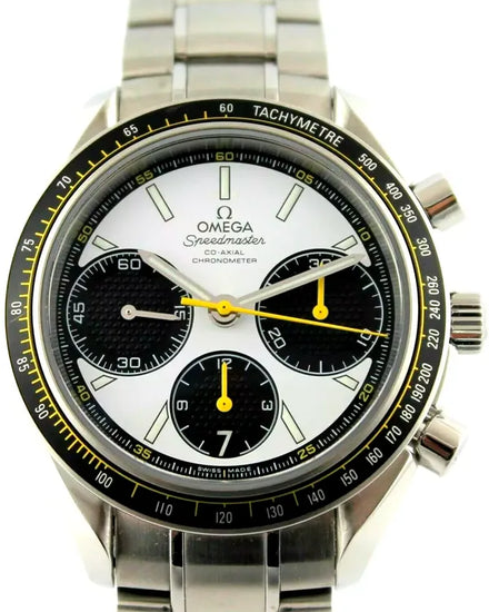 2021 Omega Speedmaster Racing 40MM White Dial Steel Bracelet (326.30.40.50.04.001)