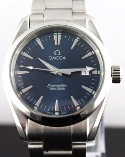 Omega Seamaster Aqua Terra 150M 36.2MM Quartz Blue Dial Steel Bracelet (2518.80.00)