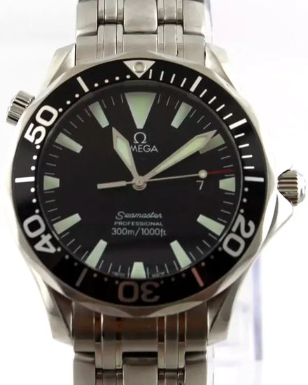 Omega Seamaster Diver 300M 41.5MM Quartz Black Dial Steel Bracelet (2064.50.00)