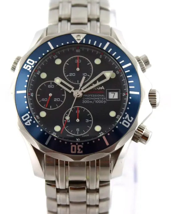 Omega Seamaster 42MM Blue Dial Steel Bracelet (2225.80.00)