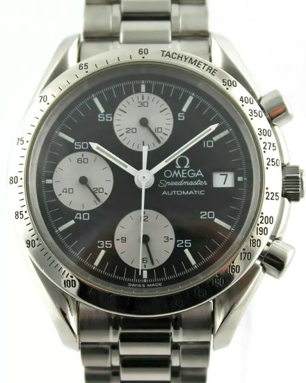 Omega Speedmaster Date "Panda" 39MM Black Dial Steel Bracelet (3511.50.00)