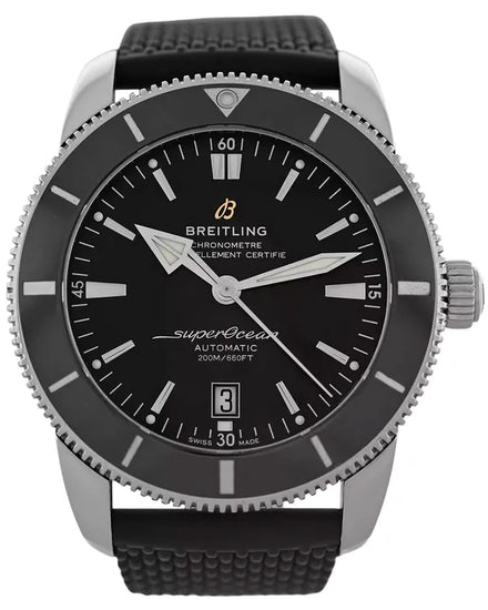 Breitling Superocean Heritage II 46MM Black Dial Rubber Strap (AB2020)