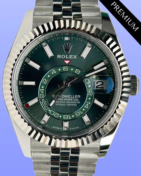 2024 Rolex Sky-Dweller 42MM Green Dial Jubilee Bracelet (336934)