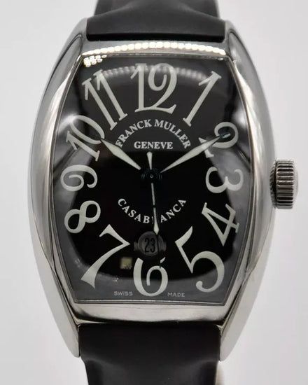 Franck Muller Casablanca Sunset 39MM Black Dial Rubber Strap (8880 C DT)