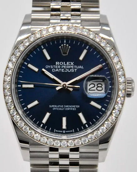 2024 Rolex Datejust 36MM Blue Dial Jubilee Bracelet (126284RBR)