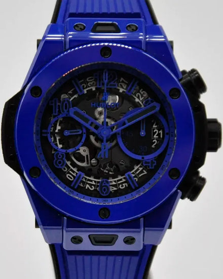 Hublot Big Bang Unico "Blue Magic" 42MM Skeleton Dial Rubber Strap (441.ES.5119.RX)
