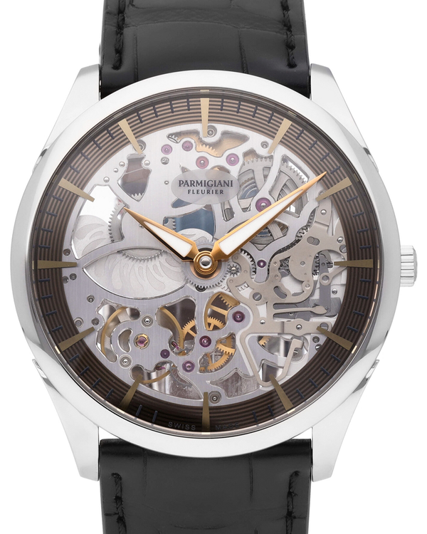 2024 Parmigiani Fleurier Tonda 40MM Skeleton Dial Leather Strap (PFC289-0002801-XA1442)