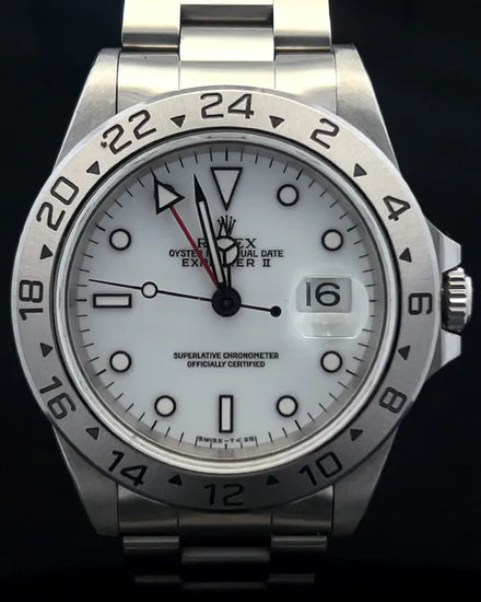 1996 (T Serial) Rolex Explorer II 40MM White Dial Oyster Bracelet (16570)