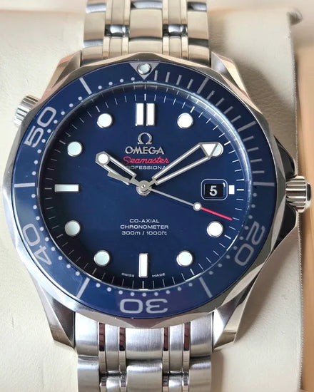 2021 Omega Seamaster Diver 300M 41MM Blue Dial Steel Bracelet (212.30.41.20.03.001)