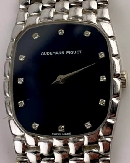 Audemars Piguet Cobra 29MM Black Dial White Gold Bracelet (2080)