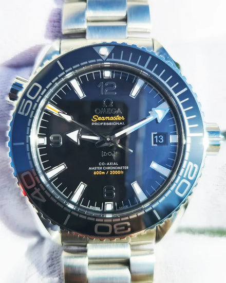 2007 Omega Seamaster Planet Ocean 600M 43.5MM Black Dial Steel Bracelet (215.30.44.21.01.001)