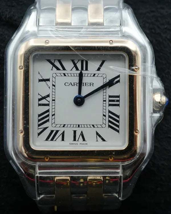 2024 Cartier Panthère De Cartier 37MM Quartz Silver Dial Two-Tone Bracelet (W2PN0007)