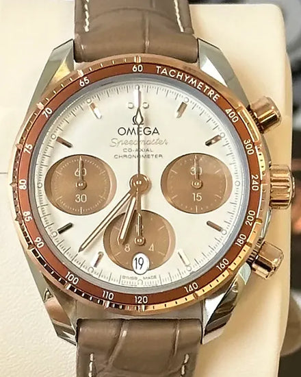 2023 Omega Speedmaster 38MM Brown Dial Leather Strap (324.23.38.50.02.002)