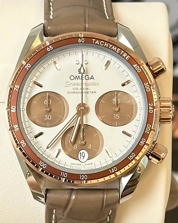 2023 Omega Speedmaster 38MM Brown Dial Leather Strap (324.23.38.50.02.002)