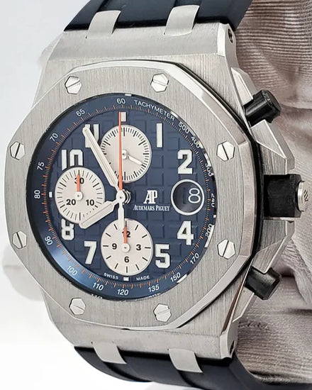 2015 Audemars Piguet Royal Oak Offshore Navy 42MM Blue Dial Rubber Strap (26470ST.OO.A027CA.01)