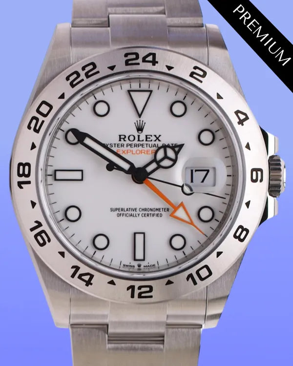 2025 Rolex Explorer II "Polar" 42MM White Dial Oyster Bracelet (226570)