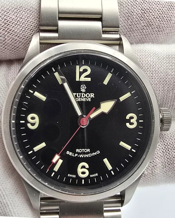 2018 Tudor Ranger Heritage 41MM Black Dial Steel Bracelet (79910)