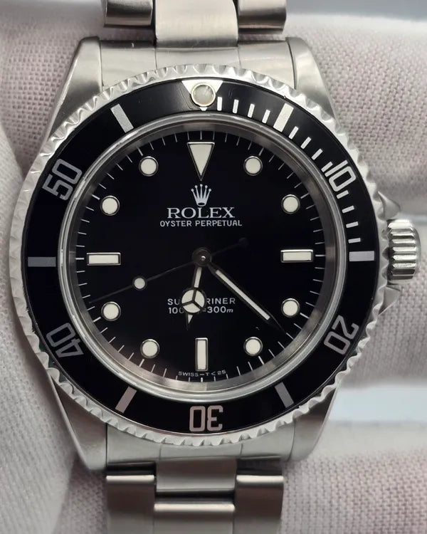 1993 (S Serial) Rolex Submariner No-Date 40MM Black Dial Oyster Bracelet (14060)