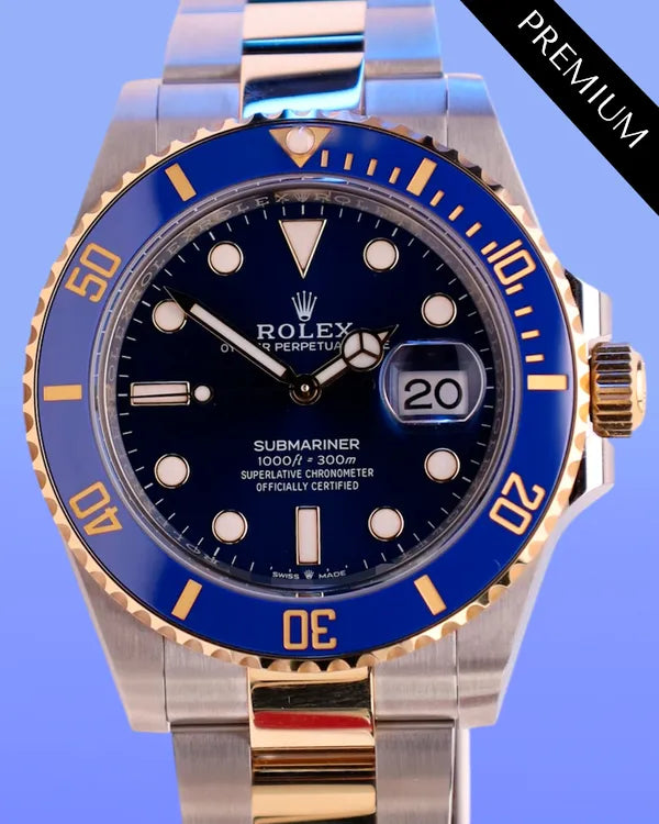 2025 Rolex Submariner Date "Bluesy" 41MM Blue Dial Two-Tone Oyster Bracelet (126613LB)