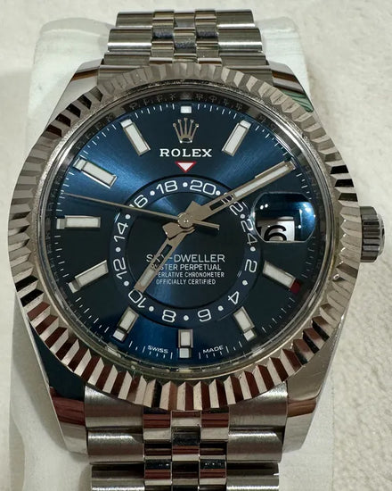 2022 Rolex Sky-Dweller 42MM Blue Dial Jubilee Bracelet (326934)