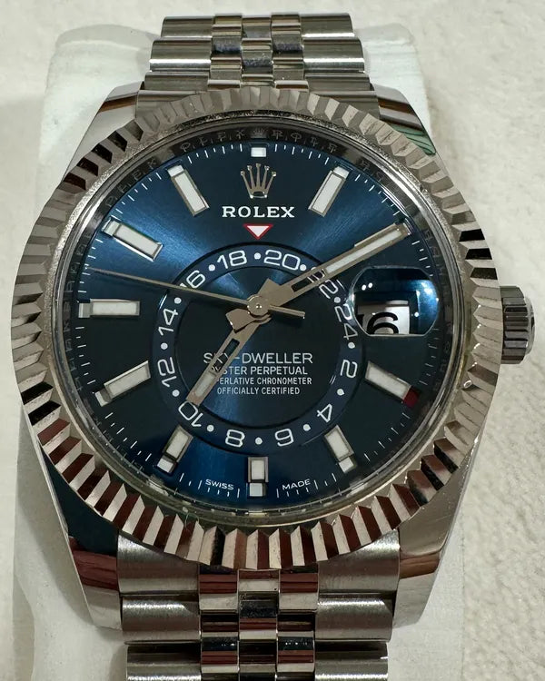 2022 Rolex Sky-Dweller 42MM Blue Dial Jubilee Bracelet (326934)