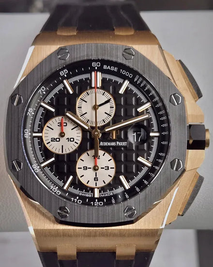 2017 Audemars Piguet Royal Oak Offshore Chronograph 44MM Black Dial Rubber Strap (26401RO.OO.A002CA.01)