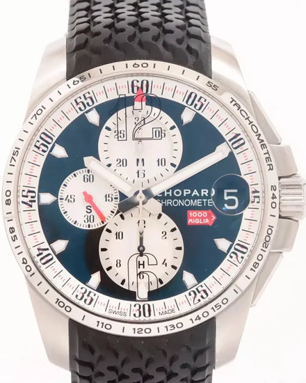 Chopard Mille Miglia GT XL L.E. 44MM Black Dial Rubber Bracelet (168459-3037)