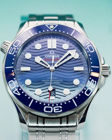 2023 Omega Seamaster Diver 300M 42MM Blue Dial Steel Bracelet (210.30.42.20.03.001)