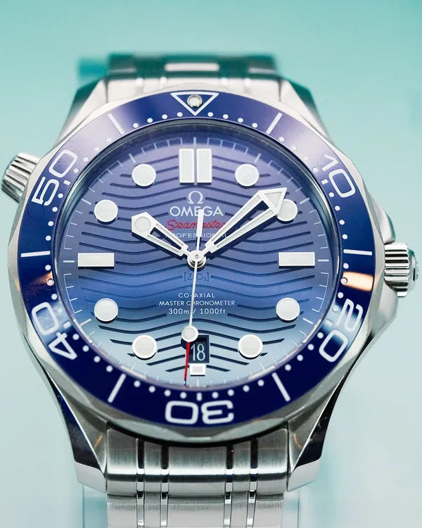 2023 Omega Seamaster Diver 300M 42MM Blue Dial Steel Bracelet (210.30.42.20.03.001)