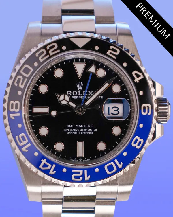 2025 Rolex GMT-Master II "Batman" 40MM Black Dial Oyster Bracelet (126710BLNR)