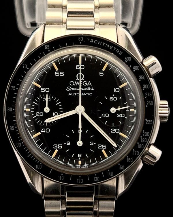 Omega Speedmaster Reduced 39MM Black Dial Steel Bracelet (3510.50.00)