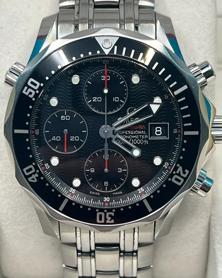 Omega Seamaster Diver 300M 41.5MM Black Dial Steel Bracelet (213.30.42.40.01.001)